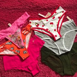 6 BRAND NEW PANTIES SIZE M